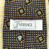 ヴェルサーチ VERSACE 総柄 メデューサ シルクネクタイ メンズ