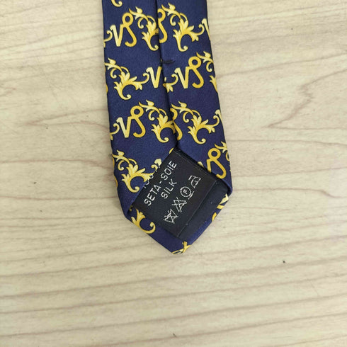 ジャンニヴェルサーチ GIANNI VERSACE 総柄 シルクネクタイ メンズ