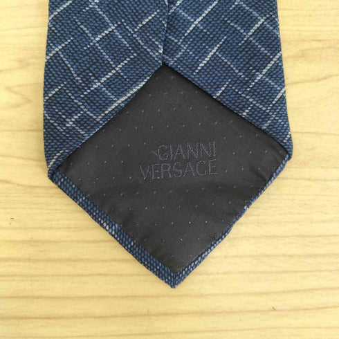 ジャンニヴェルサーチ GIANNI VERSACE 総柄 メデューサ シルクネクタイ メンズ