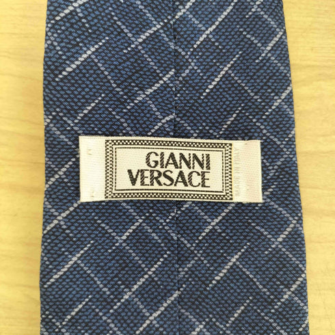 ジャンニヴェルサーチ GIANNI VERSACE 総柄 メデューサ シルクネクタイ メンズ