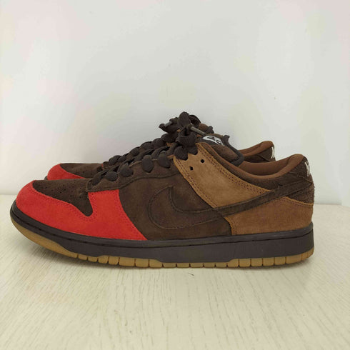 ナイキスケートボーディング NIKE SB Dunk Low Pro Bison つま赤 メンズ JPN:27.5