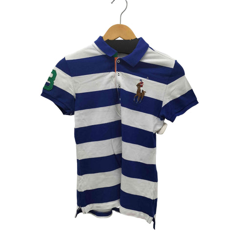 ラルフローレン RALPH LAUREN ビッグポニー ポロシャツ ナンバリング レディース import:L