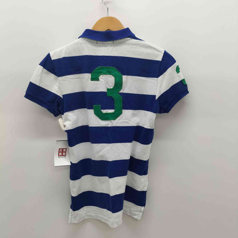 ラルフローレン RALPH LAUREN ビッグポニー ポロシャツ ナンバリング レディース import:L
