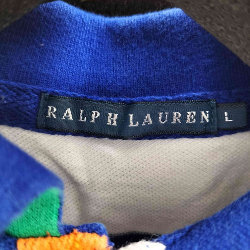 ラルフローレン RALPH LAUREN ビッグポニー ポロシャツ ナンバリング レディース import:L