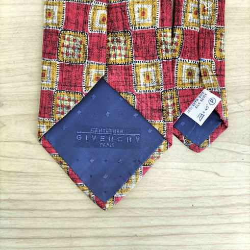 ジバンシィ GIVENCHY GENTLEMAN 総柄 シルクネクタイ メンズ