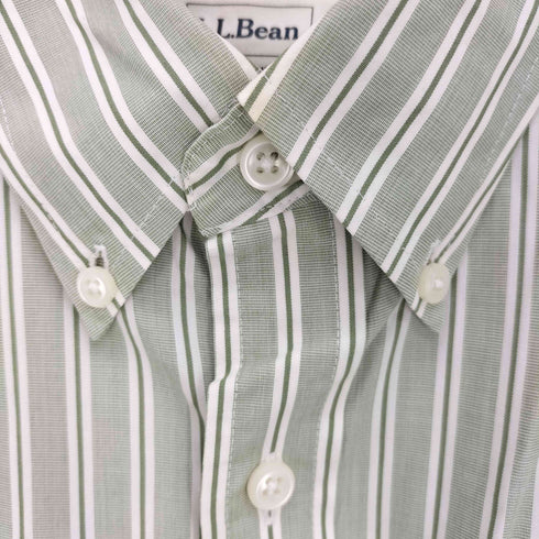 エルエルビーン L.L.Bean TRIM FIT ストライプ ボタンダウン シャツ メンズ import:M