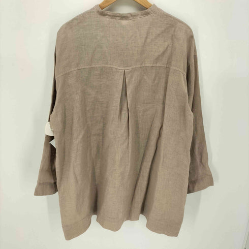 サンバレー Sun Valley リネン 日本 製品染め 多釦 チュニック レディース JPN:M