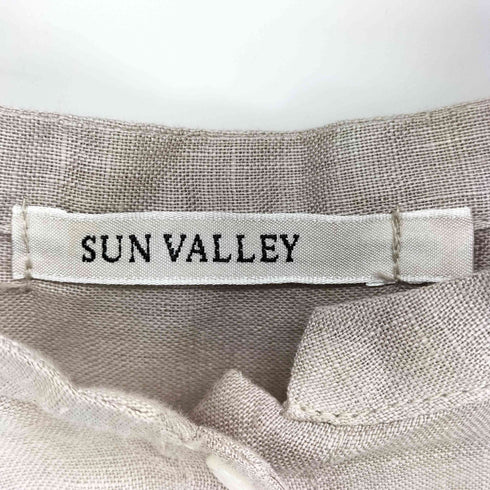 サンバレー Sun Valley リネン 日本 製品染め 多釦 チュニック レディース JPN:M