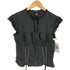MODA INTERNATIONAL レースアップ フリル ブラウス Y2K ゴス レディース JPN:S