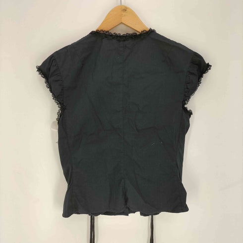 MODA INTERNATIONAL レースアップ フリル ブラウス Y2K ゴス レディース JPN:S
