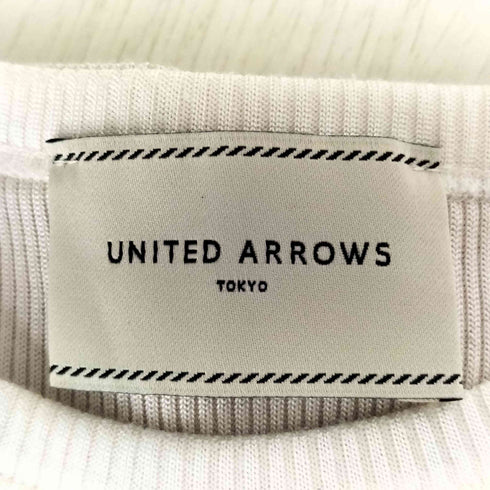 ユナイテッドアローズ UNITED ARROWS リブ バイカラー カットソー パイピング Tシャツ レディース