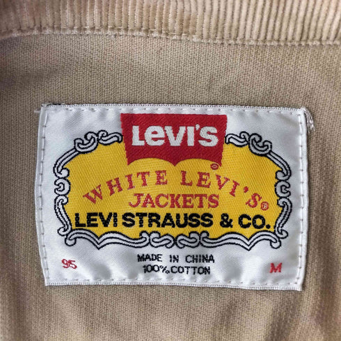 リーバイス Levis 90S WHITE LEVI'S JACKETS コーデュロイ トラッカー ジャケット メンズ import:M