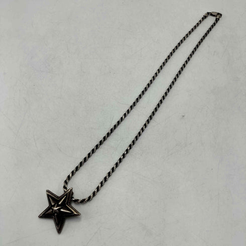 ITALY 925刻印 スターモチーフ ネックレス メンズ