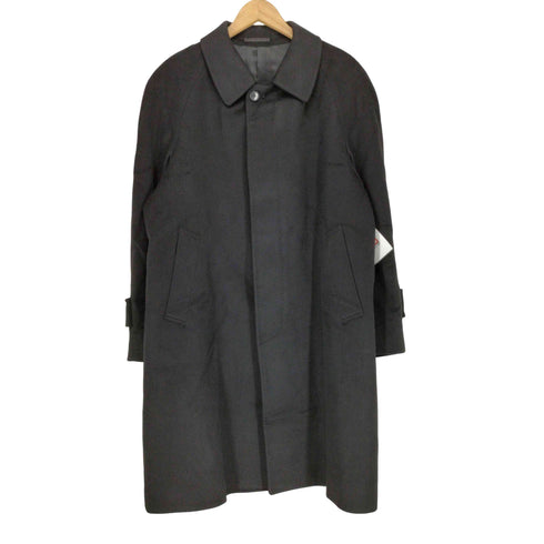 ピュアカシミヤ pure cashmere pure cashmere カシミヤ100 比翼 ステンカラーコート メンズ 94AB4