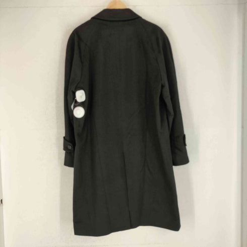ピュアカシミヤ pure cashmere pure cashmere カシミヤ100 比翼 ステンカラーコート メンズ 94AB4
