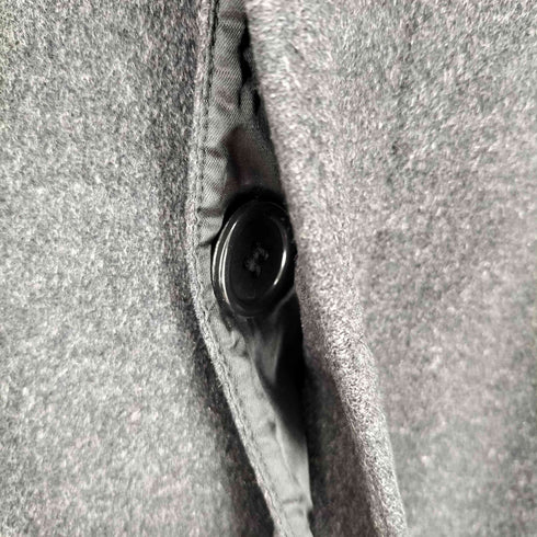 ピュアカシミヤ pure cashmere pure cashmere カシミヤ100 比翼 ステンカラーコート メンズ M