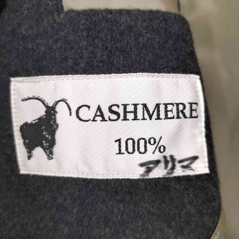 ピュアカシミヤ pure cashmere Weconners ウィコナーズ pure cashmere カシミヤ100 比翼 ステンカラーコート メンズ 92-4