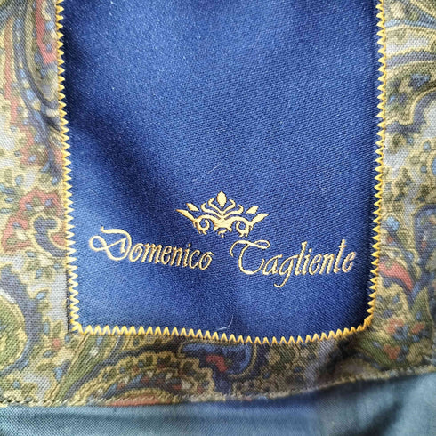 Domenico Tagliente ドメニコ タリエンテ イタリア製 アルパカ混 ヘリンボーン Pコート import メンズ 48