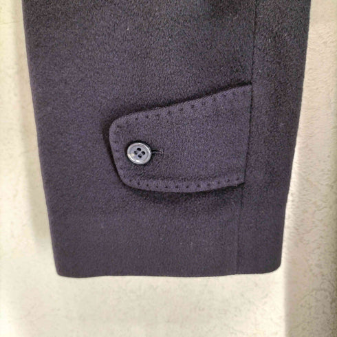 ランセル LANCEL pure cashmere カシミヤ100 比翼 ステンカラーコート メンズ 96 A6