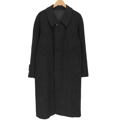 キンロックバイキンロックアンダーソン KINLOCH ANDERSON pure cashmere カシミヤ100 比翼 ステンカラーコート メンズ M