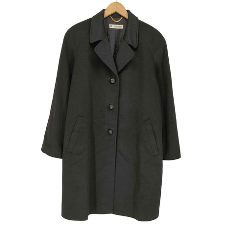 ピュアカシミヤ pure cashmere CAVALCANTI カヴァルカンティ pure cashmere カシミヤ100 比翼 チェスターコート レディース F