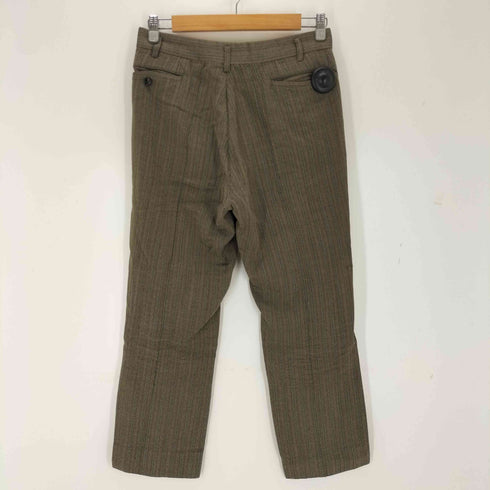 コムデギャルソン COMME des GARCONS 00s 01SS ヘリンボーン 変形 ストライプスラックス レディース S