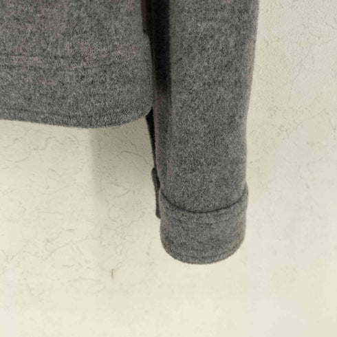 ロベルトコリーナ ROBERTO COLLINA 襟 ボア切替 ウール ナイロン フラップポケット ダブルジップアップ ジャケット メンズ 48