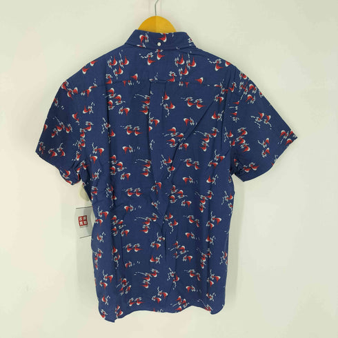 ジェイクルー J.CREW カジキ柄 ボタンダウン半袖シャツ メンズ import:L