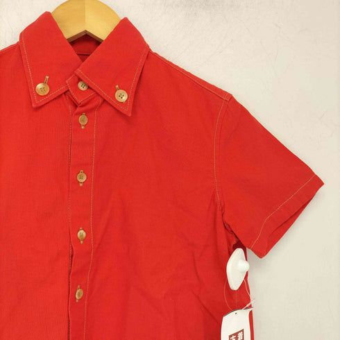 ワイズ Ys リネン混 ボタンダウン S/S シャツ レディース JPN:1