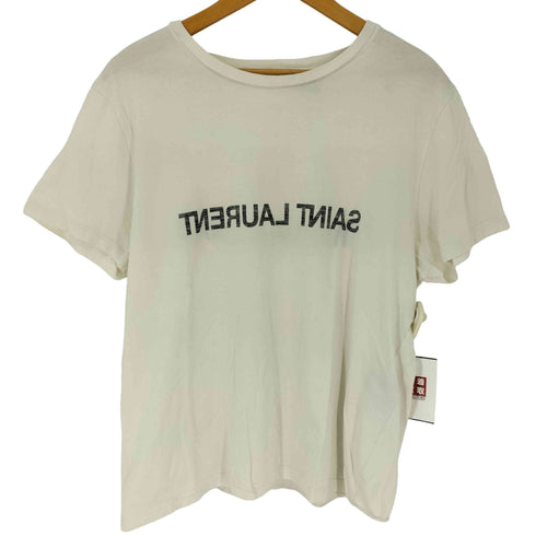 サンローランパリ SAINT LAURENT PARIS リバースロゴ Tシャツ メンズ import:XL