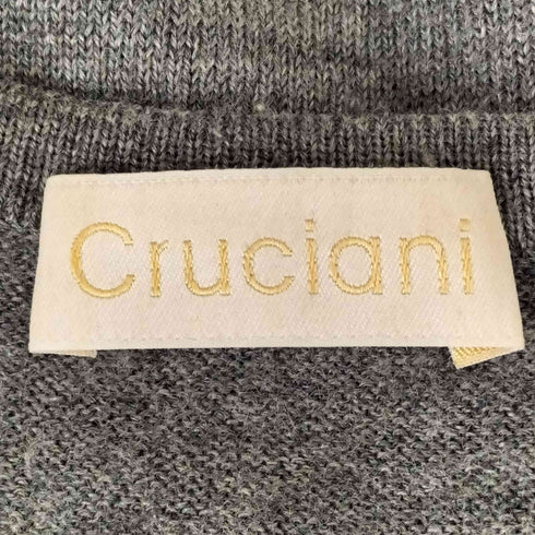クルチアーニ Cruciani イタリア製 ウール 100% Vネック ニット レディース EUR:38