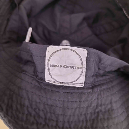 バーラップアウトフィッター BURLAP OUTFITTER METRO HAT BLACK ナイロン バケットハット メンズ