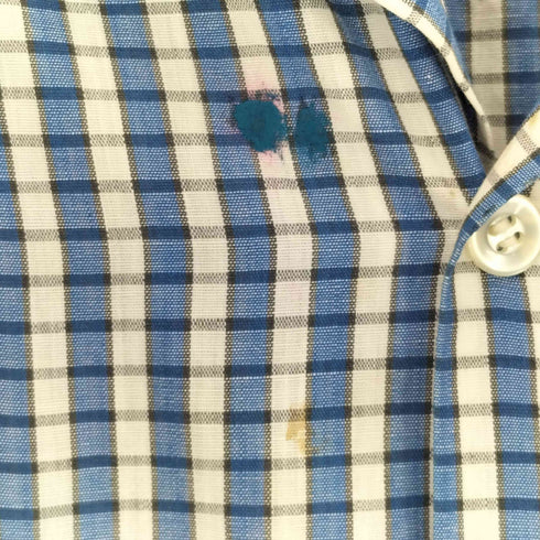 ペニーズ PENNEYS 60S ボックスシルエット チェック オープンカラー S/S シャツ メンズ 15 1/2