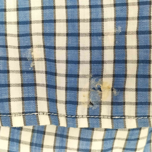 ペニーズ PENNEYS 60S ボックスシルエット チェック オープンカラー S/S シャツ メンズ 15 1/2
