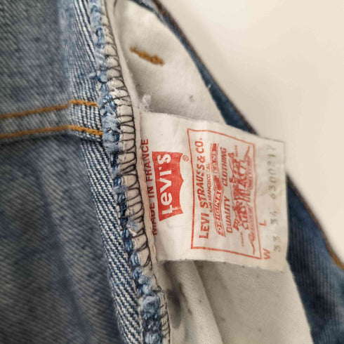 リーバイス Levis 80S 84年製 MADE IN FRANCE フランス製 オレンジタブ ボタン裏 272 ジッパーフライ ストレート レッグ デニム メンズ US:32-33