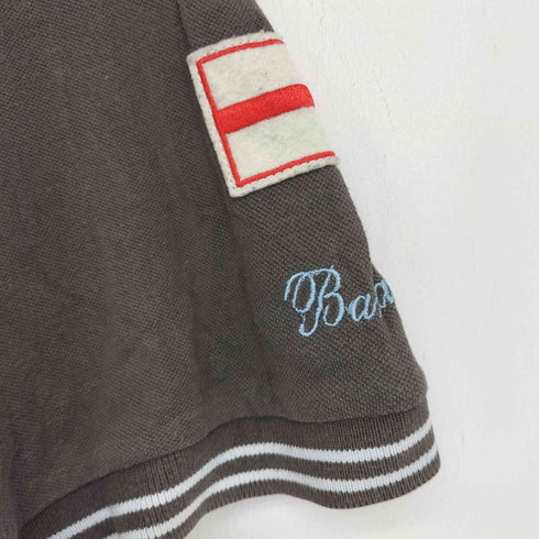 バラクータ BARACUTA 刺繍 ロゴ S/S ポロシャツ メンズ