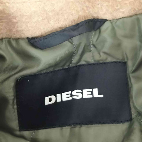 ディーゼル DIESEL 裏地キルティング ジップアップ ボア コート レディース M