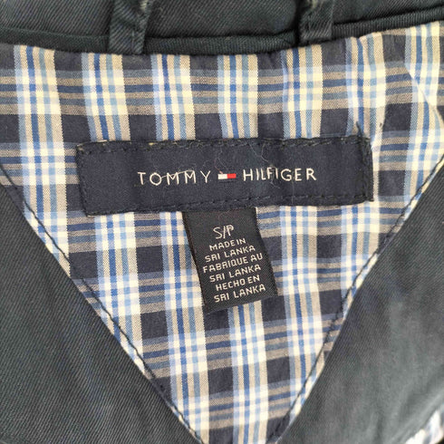 トミーヒルフィガー TOMMY HILFIGER 裏地チェック ロゴ刺繍 スイングトップ メンズ S