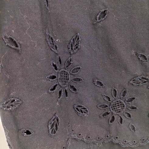 コムデギャルソン COMME des GARCONS 00S フラワー刺繍 フリル スカート レディース JPN:S