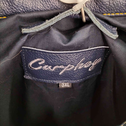 curphey 牛革 3rd型 レザージャケット メンズ 3xl