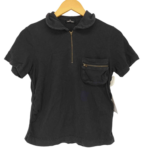 トリココムデギャルソン tricot COMME des GARCONS 00S ハーフジップ S/S ジップ付き胸ポケット レディース