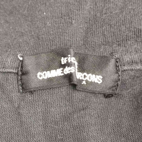 トリココムデギャルソン tricot COMME des GARCONS 00S ハーフジップ S/S ジップ付き胸ポケット レディース