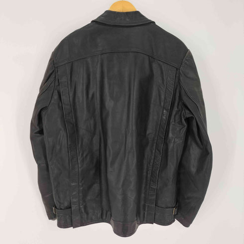 HAELSON ユーロヴィンテージ レザーブルゾン シングルライダース メンズ