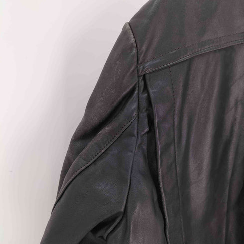 HAELSON ユーロヴィンテージ レザーブルゾン シングルライダース メンズ