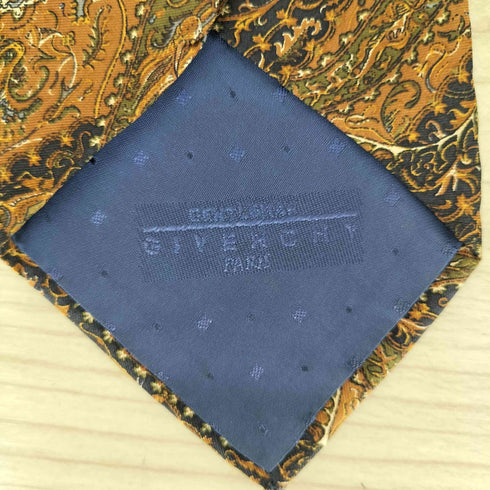 ジバンシィ GIVENCHY GENTLEMAN 総柄 シルクネクタイ メンズ