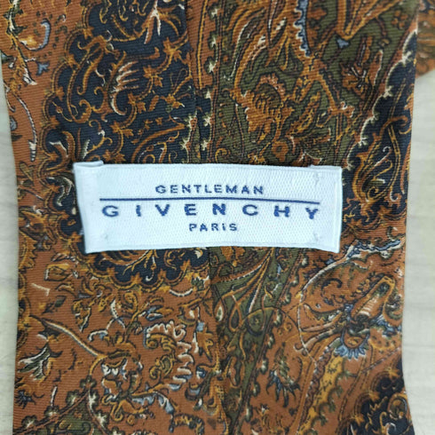 ジバンシィ GIVENCHY GENTLEMAN 総柄 シルクネクタイ メンズ
