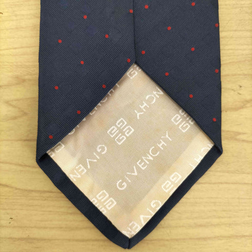 ジバンシィ GIVENCHY MONSIEUR 総柄 シルク混 ネクタイ メンズ