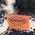 ミッソーニ MISSONI イタリア製 総柄 ファードッキング ニットポンチョ レディース