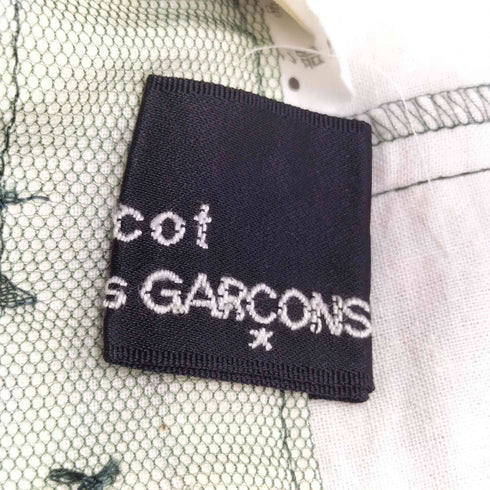 トリココムデギャルソン tricot COMME des GARCONS 90S フラワー刺繍 ロング スカート レディース JPN:M