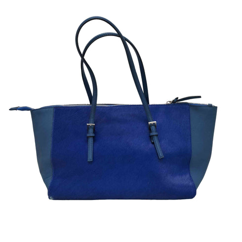 AMANTES AMENTES ハラコ レザーハンドバッグ レディース